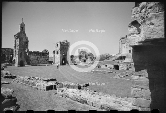 Warkworth Castle, Northumberland, c1955-c1980. Creator: Ursula Clark.