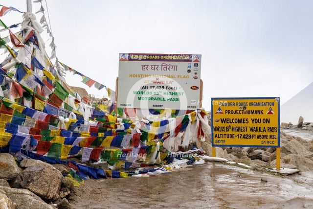 Wari La mountain pass, Ladakh, India, 2023.  Creator: Peter Thompson.