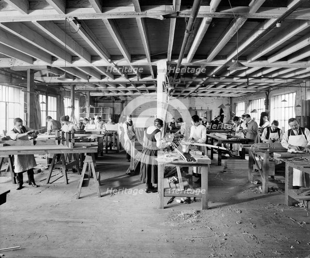 Waring & Gillow factory, Hammersmith, London, 1914-1918. Artist: Bedford Lemere and Company