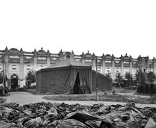 Waring & Gllow munitions factory, White City, Hammersmith and Fulham, London, August 1916. Artist: Adolph Augustus Boucher