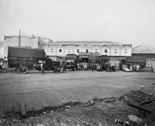 Waring & Gllow munitions factory, White City, Hammersmith and Fulham, London, August 1916. Artist: Adolph Augustus Boucher