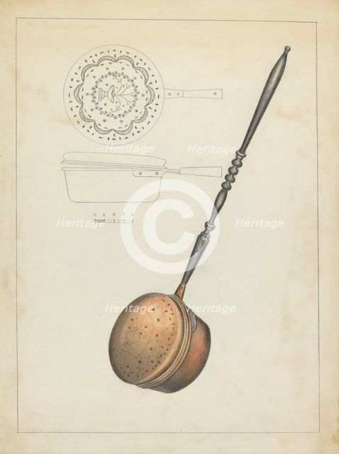 Warming Pan, 1935/1942. Creator: Gordon Sanborn.