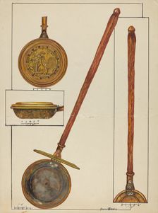 Warming Pan, 1935/1942. Creator: Florence Stevenson
