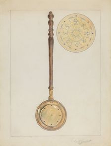 Warming Pan, 1935/1942. Creator: Karl Joubert