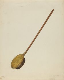 Warming Pan, 1937. Creator: Marie Famularo