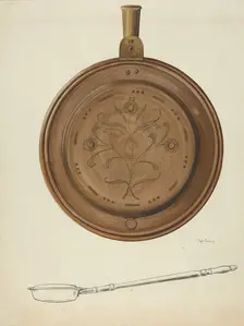 Warming Pan, 1937. Creator: Dayton Brown