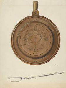Warming Pan, 1937. Creator: Dayton Brown