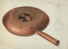 Warming Pan, c. 1936. Creator: Beverly Chichester