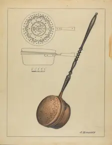 Warming Pan, c. 1936. Creator: Jack Staloff