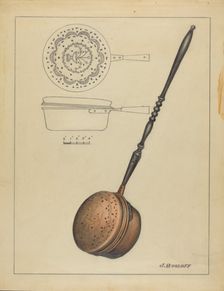 Warming Pan, c. 1936. Creator: Jack Staloff