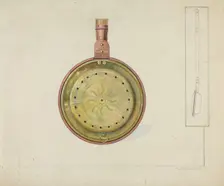 Warming Pan, c. 1937. Creator: Alfred Walbeck