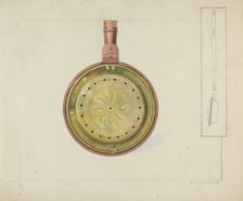 Warming Pan, c. 1937. Creator: Alfred Walbeck