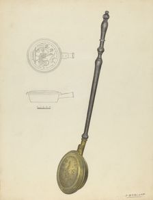 Warming Pan, c. 1939. Creator: Jack Staloff