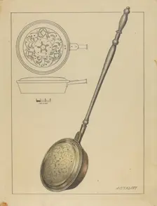 Warming Pan, c. 1939. Creator: Jack Staloff