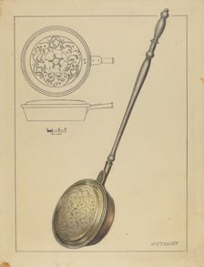 Warming Pan, c. 1939. Creator: Jack Staloff