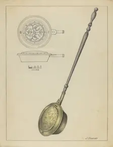 Warming Pan, c. 1939. Creator: Jack Staloff