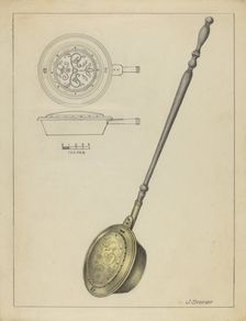 Warming Pan, c. 1939. Creator: Jack Staloff