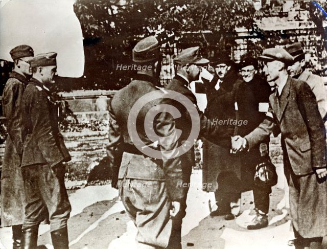 Warsaw Uprising Capitulation, October 1944. Creator: Unknown.
