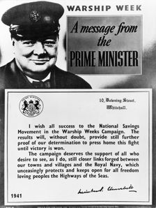 Warship Week poster, 1941
