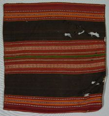 Warp Patterned Cloth, late 1800s. Creator: Unknown