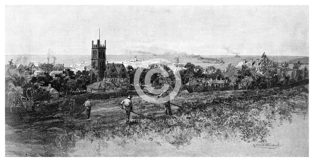 Warrnambool, 1886.Artist: Albert Henry Fullwood