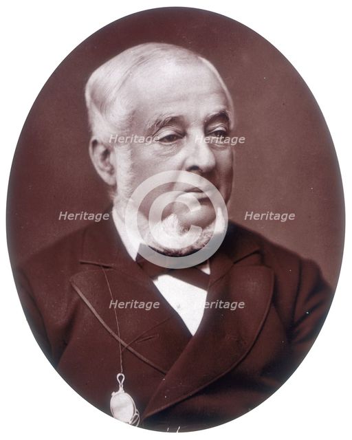 Warren de la Rue, British astronomer and physicist, 1882. Creator: Lock & Whitfield.