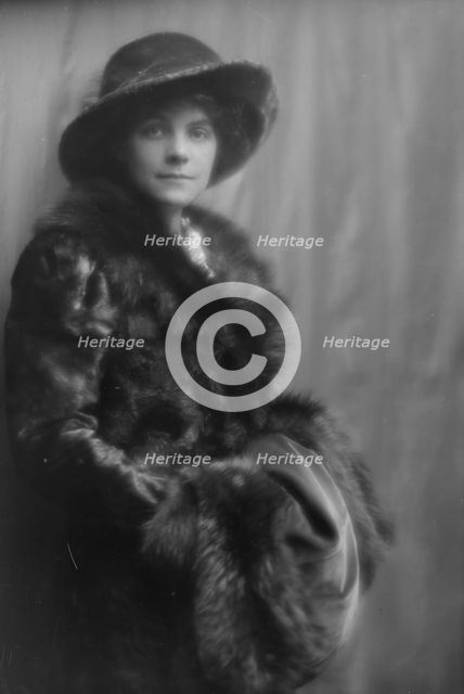 Warren, Gertrude, Miss, or Miss Jackman, portrait photograph, 1912 or 1913. Creator: Arnold Genthe.