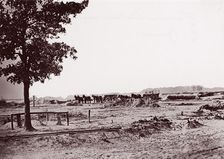 Warren Station, near Petersburg (graves), 1864. Creator: Tim O'Sullivan