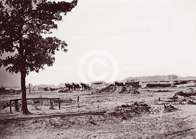 Warren Station, near Petersburg (graves), 1864. Creator: Tim O'Sullivan.