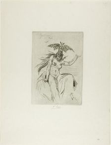 Warrior, 1882. Creator: Félicien Rops