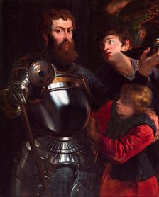 Warrior with Two Pages, c1615. Creator: Peter Paul Rubens