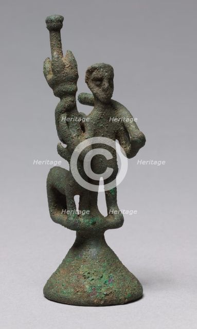 Warrior and Bull, c. 800-500 BC. Creator: Unknown.