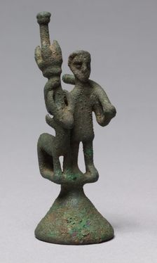 Warrior and Bull, c. 800-500 BC. Creator: Unknown