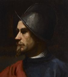 Warrior in Helmet, 1875-1880. Creator: Helene Schjerfbeck