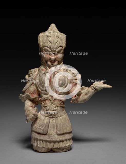 Warrior in Sheet-Metal Armor, 618-907. Creator: Unknown.