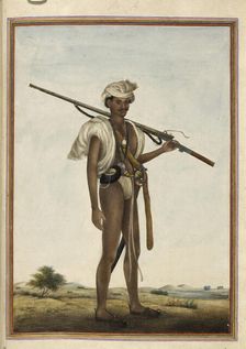 Warrior (Mevati), 1825 . Creator: Anon