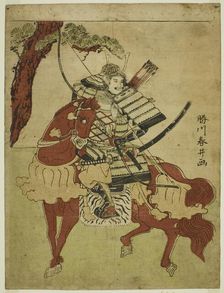 Warrior on Horseback, Japan, late 1780s or early 1790s. Creator: Katsukawa Shunsei