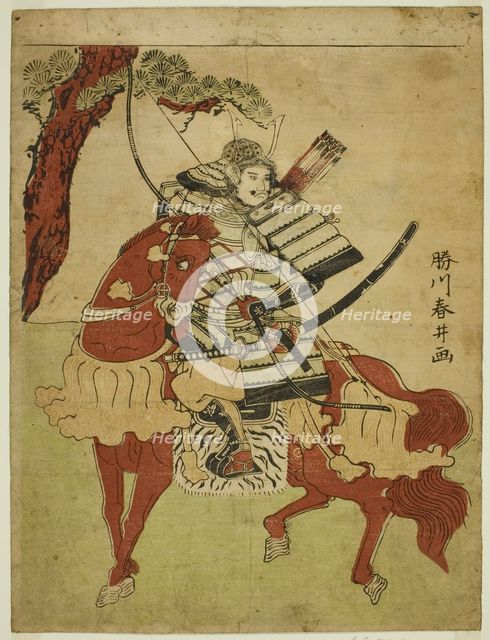 Warrior on Horseback, Japan, late 1780s or early 1790s. Creator: Katsukawa Shunsei.