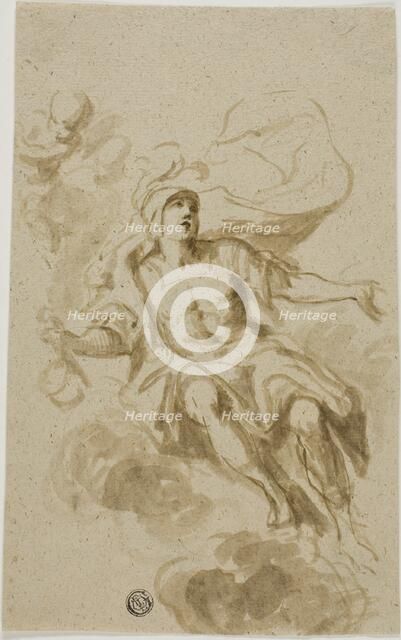 Warrior Seated on Clouds, n.d. Creator: Unknown.