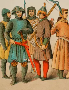 Warriors, 1200, (1884). Creator: Unknown