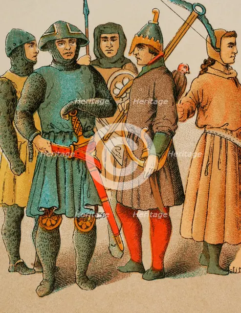 Warriors, 1200, (1884). Creator: Unknown.