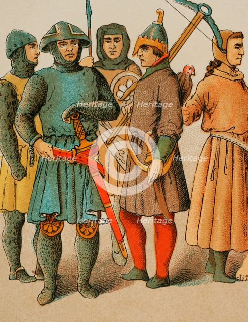 Warriors, 1200, (1884). Creator: Unknown.