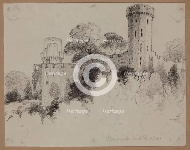 Warwick Castle, 1841. Creator: John William Casilear.