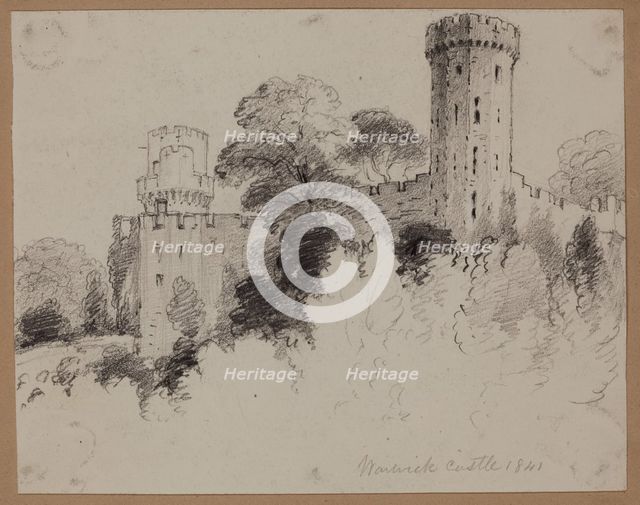 Warwick Castle, 1841. Creator: John William Casilear.
