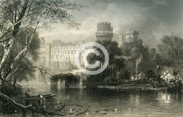 'Warwick Castle', c1870.