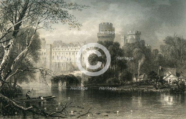 'Warwick Castle', c1870.