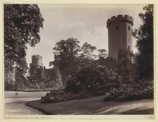 Warwick Castle, from the Outer Court, 1860/94. Creator: Francis Bedford