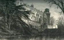 Warwick Castle, from the West c1870