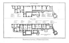 Warwick Castle, in Warwickshire. late 18th century. Artist: Thornton