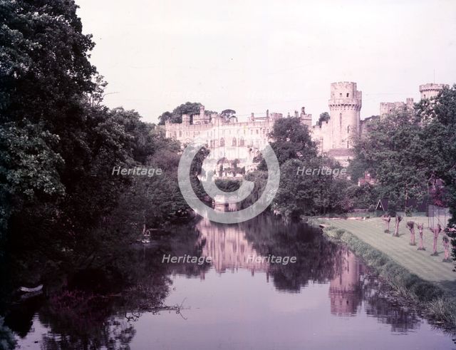 Warwick Castle, Warwickshire, c1955.  Creator: Arthur Charles Kirby Ware.